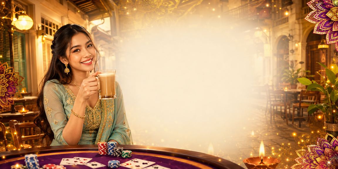 Permainan poker dalam talian dengan suasana kasino mewah di Ipoh Malaysia